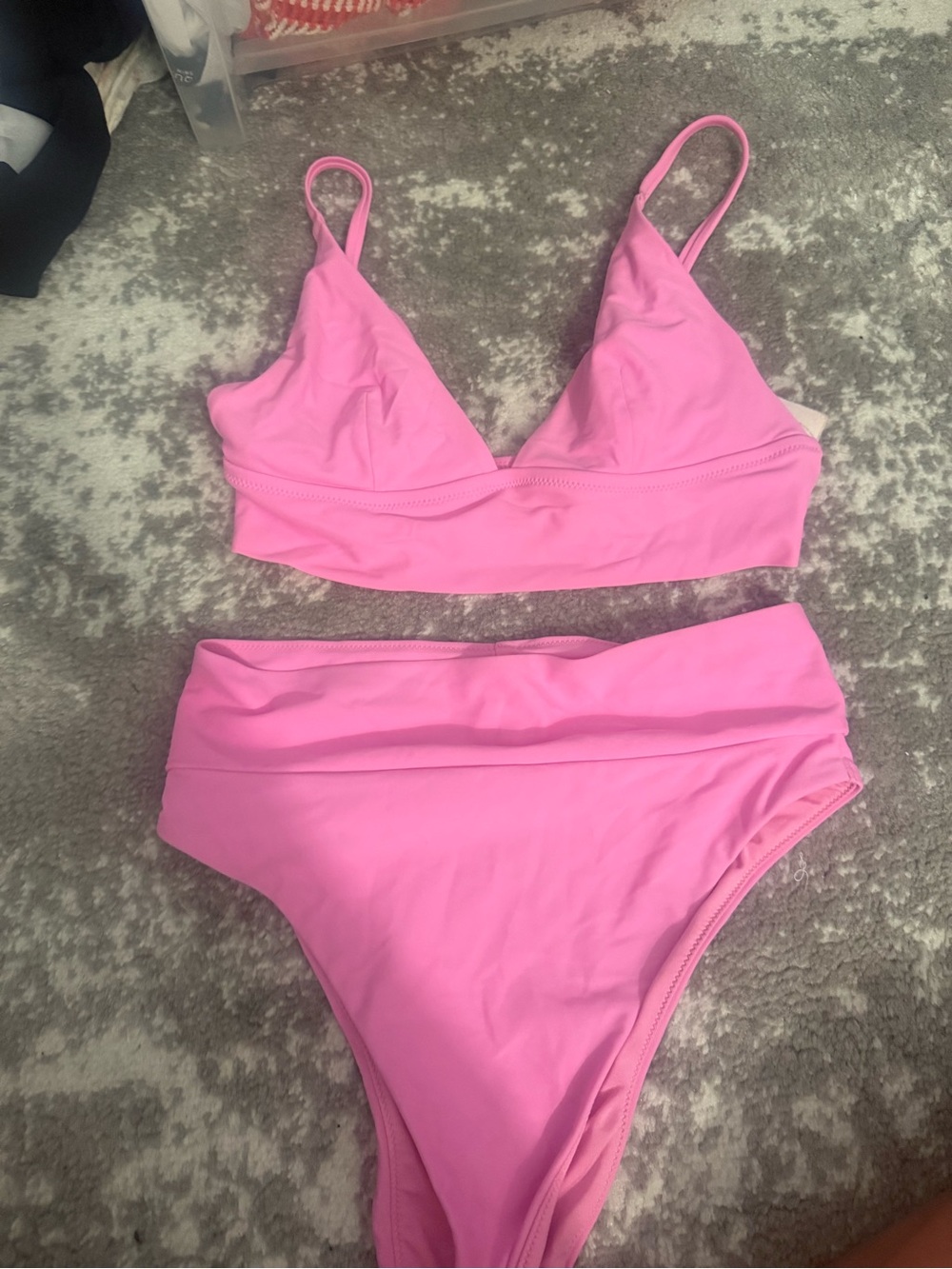 aerie Pink High-Waist Bikini Set